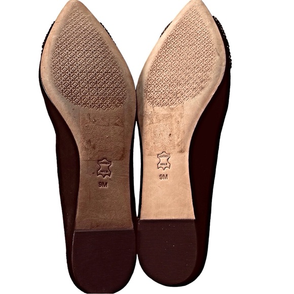Tory Burch Vanessa Flat Soho Luxe Suede Grosgrain Shoes - Picture 9 of 10